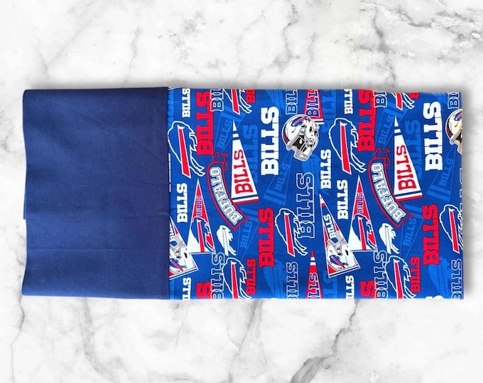 Buffalo Bills Queen/Standard Pillowcase.