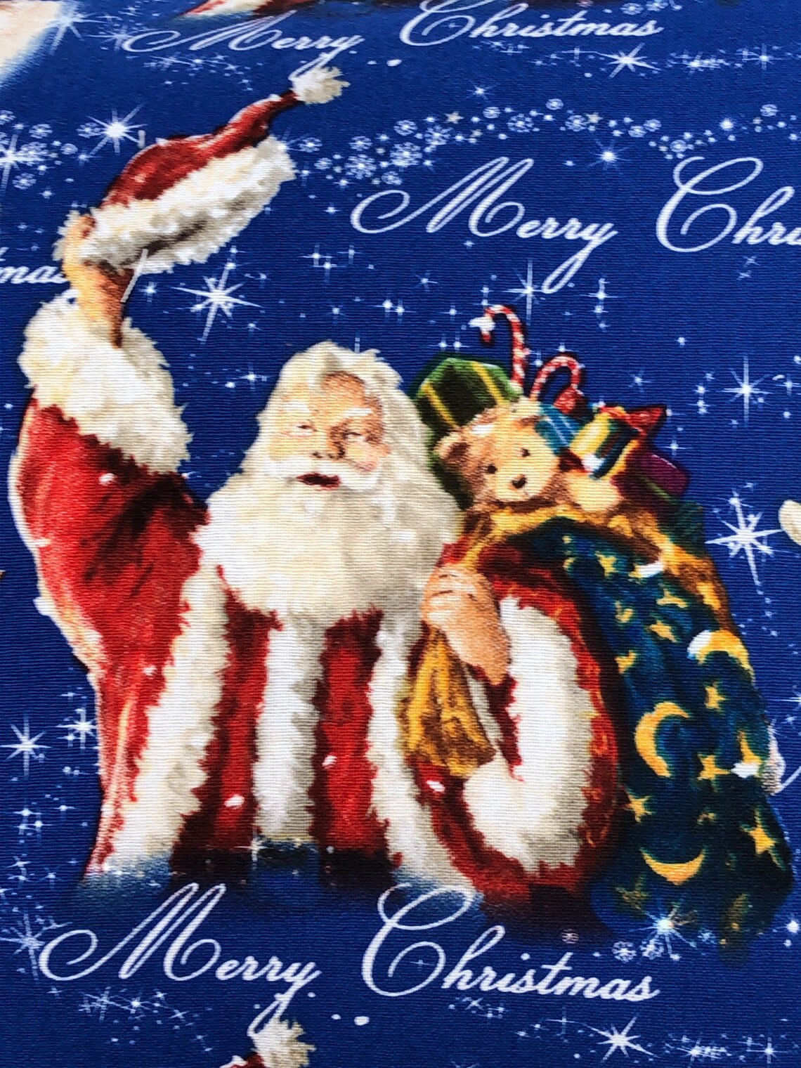Vintage Santa Pillow-cover/Santa from days gone by/Christmas | Etsy