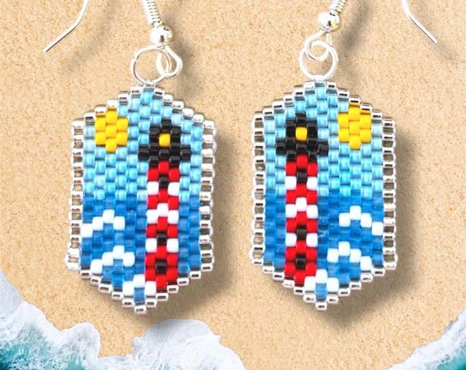 Nautical Lighthouse Earring Set!