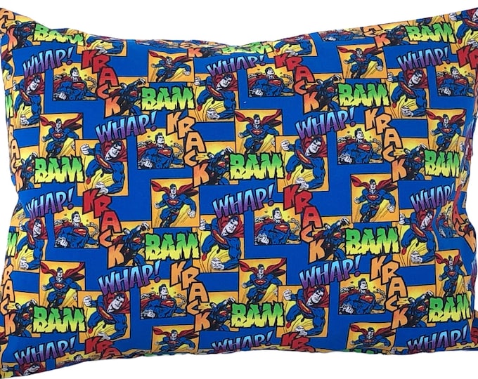 Superman/DC Comics/Pillowcover/Pillow/Childhood Cancer Donation with each purchase!