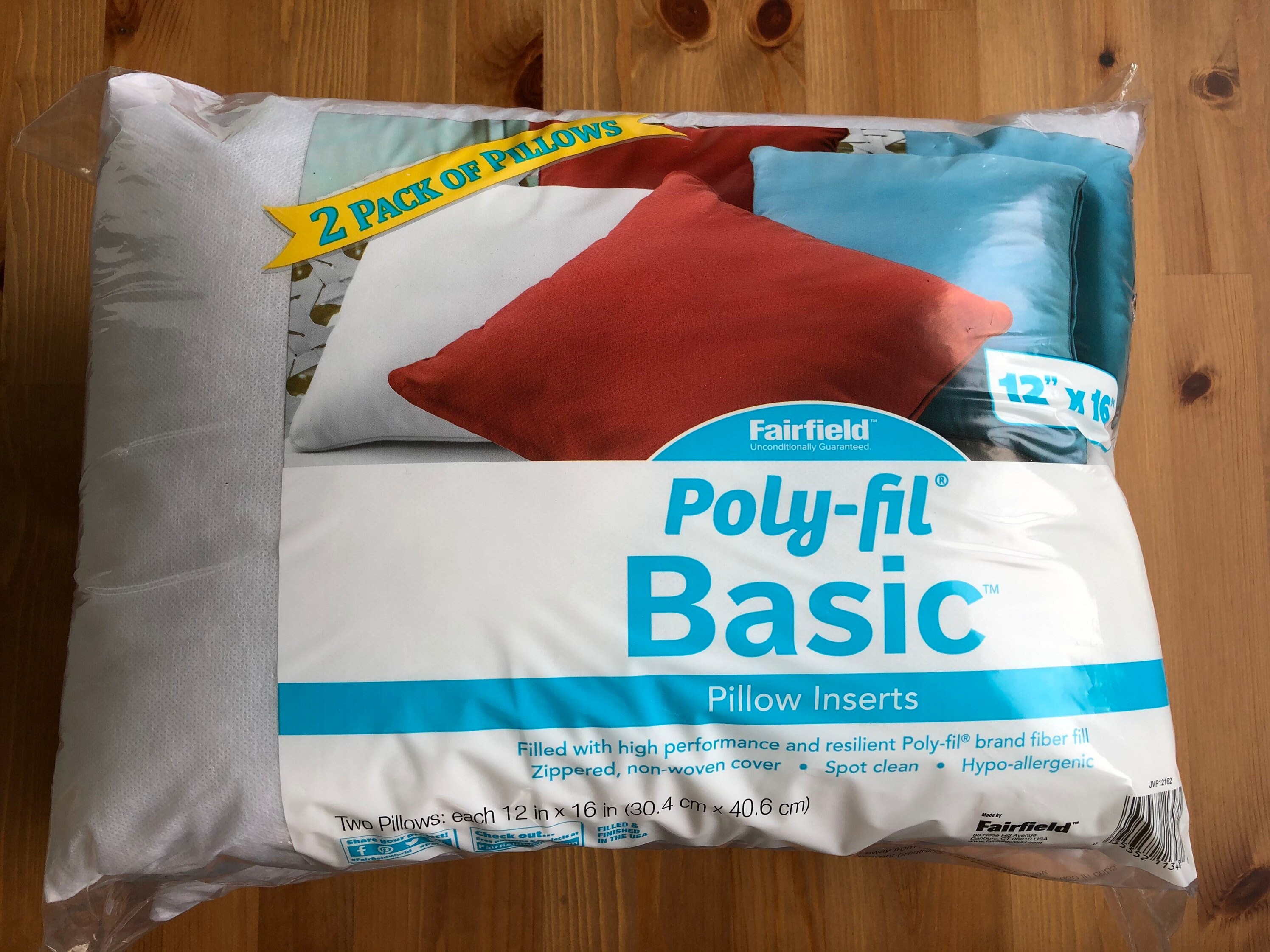 12 by 16 pillow insert