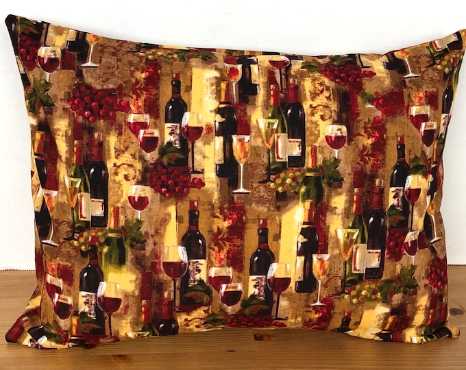 Wine Decorative Pillows/Envelope Case/Travel Pillow/Throw Pillow