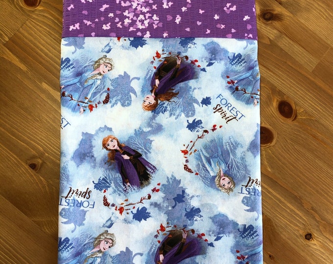 Frozen 2 -  Queen Size Pillowcase/ Elsa & Anna/Forest Spirit/Cancer Donation with each purchase.