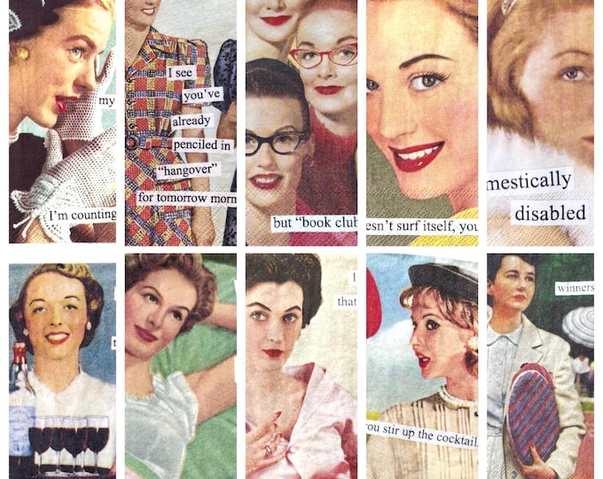 Sassy Women Decopauge and Paper Crafting;  Napkin Bundle! 6 different Sets to Choose From!