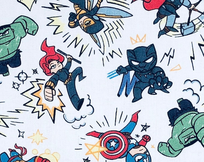 Marvel Avengers! Black Panther-Black Widow- Captain America-Antman-Thor-Avengers-Marvel Comics. 12” by 16” Pillowcase!