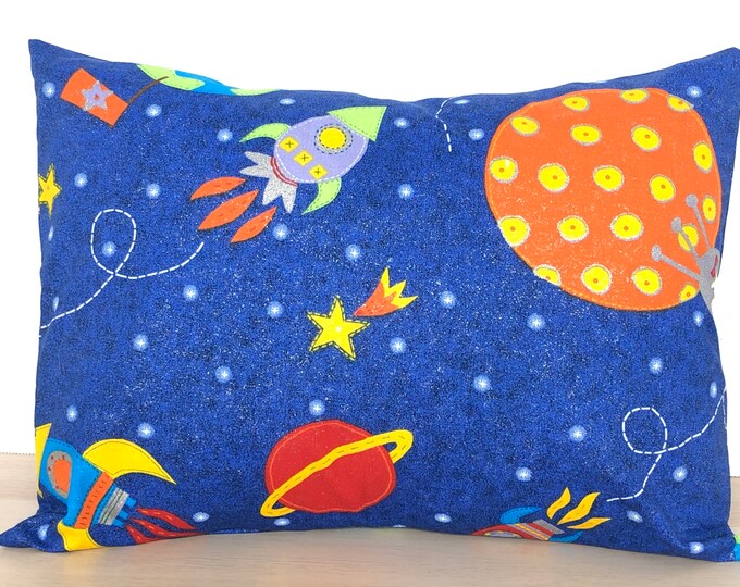 Rockets/Space/space Ship/One of a Kind/Out of this World Pillow-cover/Envelope Case/Travel Pillow-cover/Toddler Pillow/Throw Pillow!