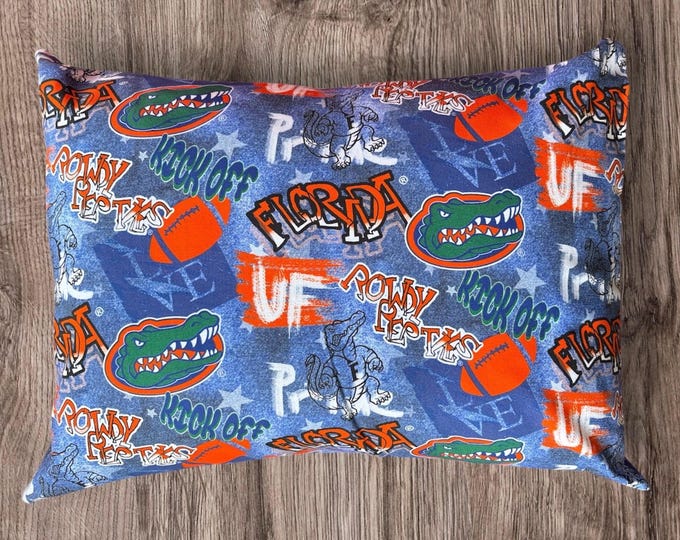 Florida Gators/Gator Nation/Gainesville/12” by 16” Pillowcover/Childhood Cancer Donation with each purchase!