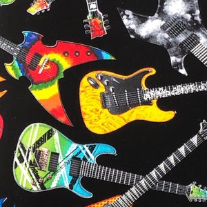 ROCK AND ROLL エレキギター 枕カバー/12 x 16インチ/ご購入ごとに小児がん寄付金をプレゼント！