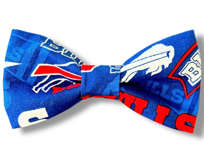 Buffalo Bills Dog Bow, NEW! Large, Medium or Small Size!
