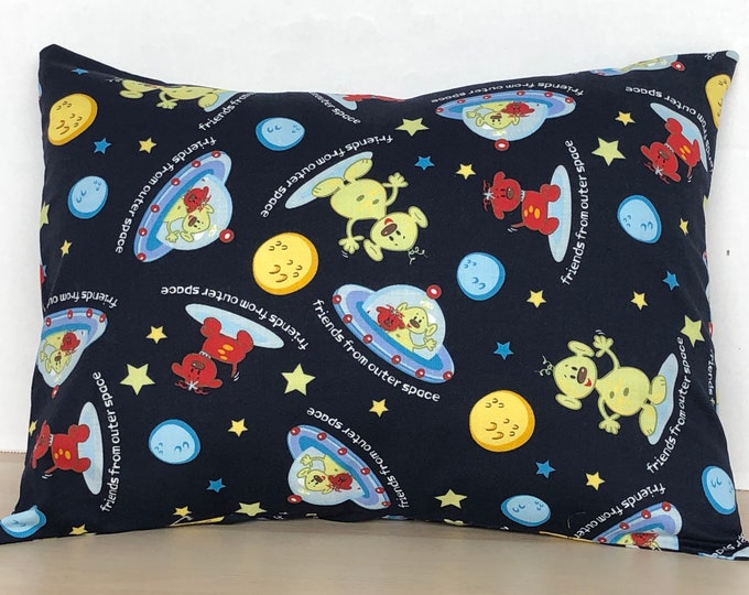 Best of Friends/Planets, Stars and Spacecraft /Out of this World Pillow-cover/Envelope Case/Travel Pillow-cover/Toddler Pillow/Throw Pillow!