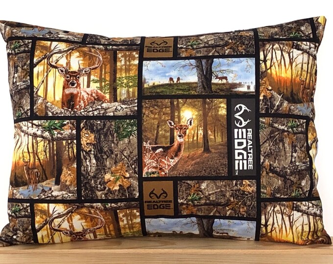 REALTREE Edge Pillowcase! Sportsman camouflage pillowcase for deer and turkey hunting camp or your tree stand.