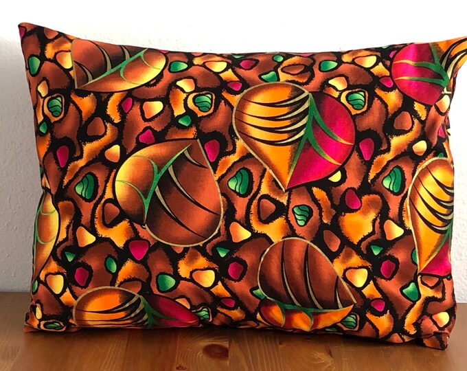 Set of 2 Pop Art Leaf/Fall Leaves Pillowcase/Envelope Case/Throw Pillow/Childhood Cancer Donation with each purchase!