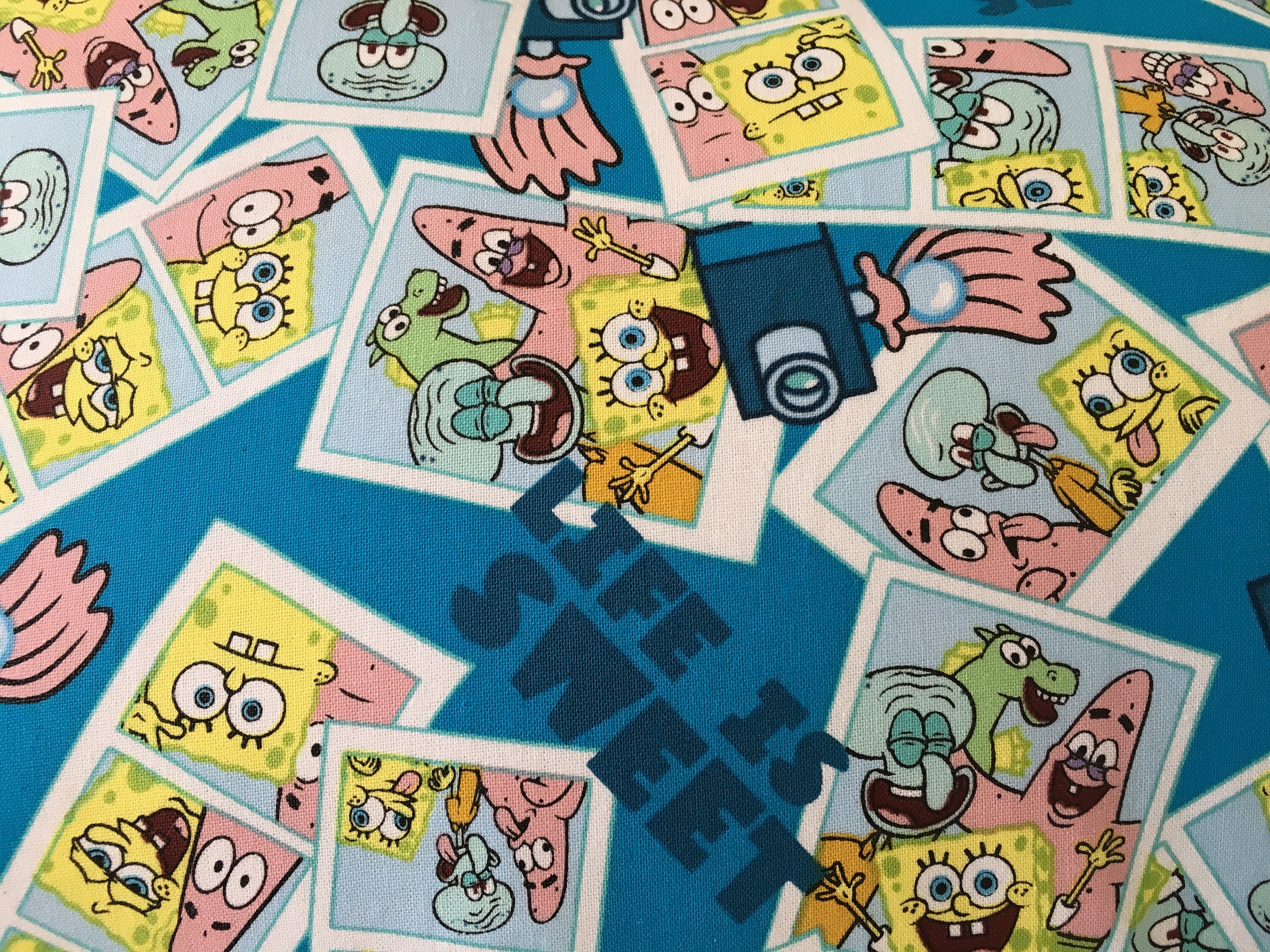 sponge bob square pants and friends pillow travel pillow throw
