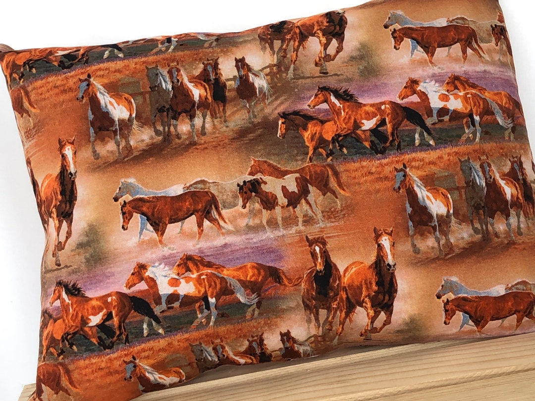 Wild Horses Pillowcase Horse Farm/4h/running Horses/farm Life/envelope