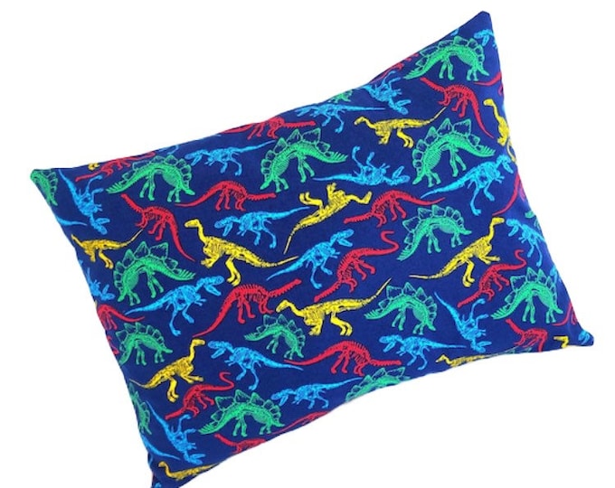 Dinosaur Pillow-cover/Jurassic Dino/Raptors/Travel Size/12 by 16”/Pillowcase!!