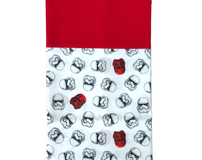 Star Wars Imperial Stormtrooper Queen-Standard Pillowcase  Der’kal Red Stormtroopers & Imperial Stormtroopers perfect for the Star Wars fan!