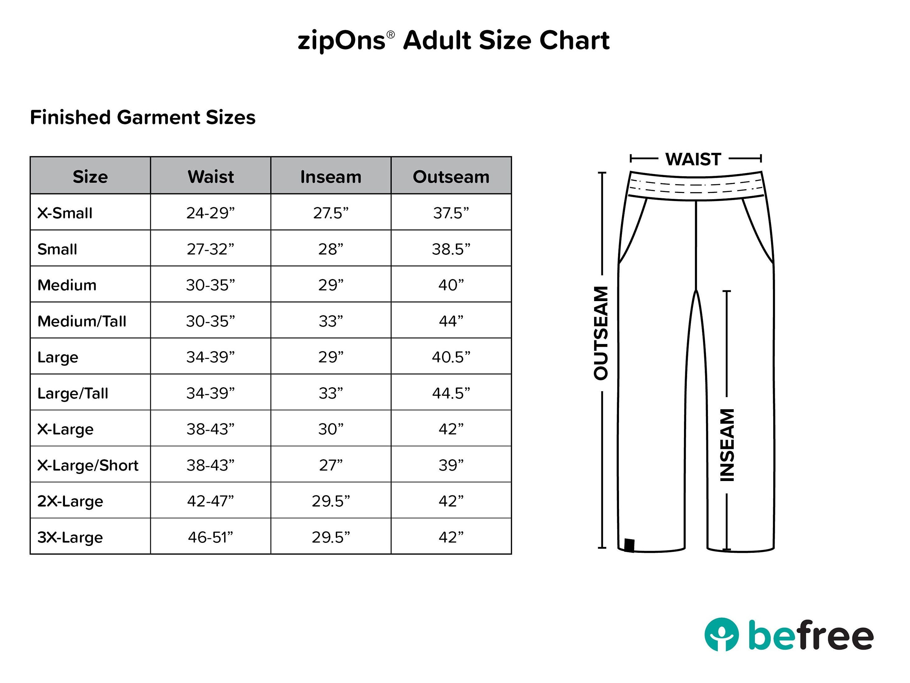 Adaptive Pants, Men/women, Heavyweight, Post Surgeryrecovery, Tear