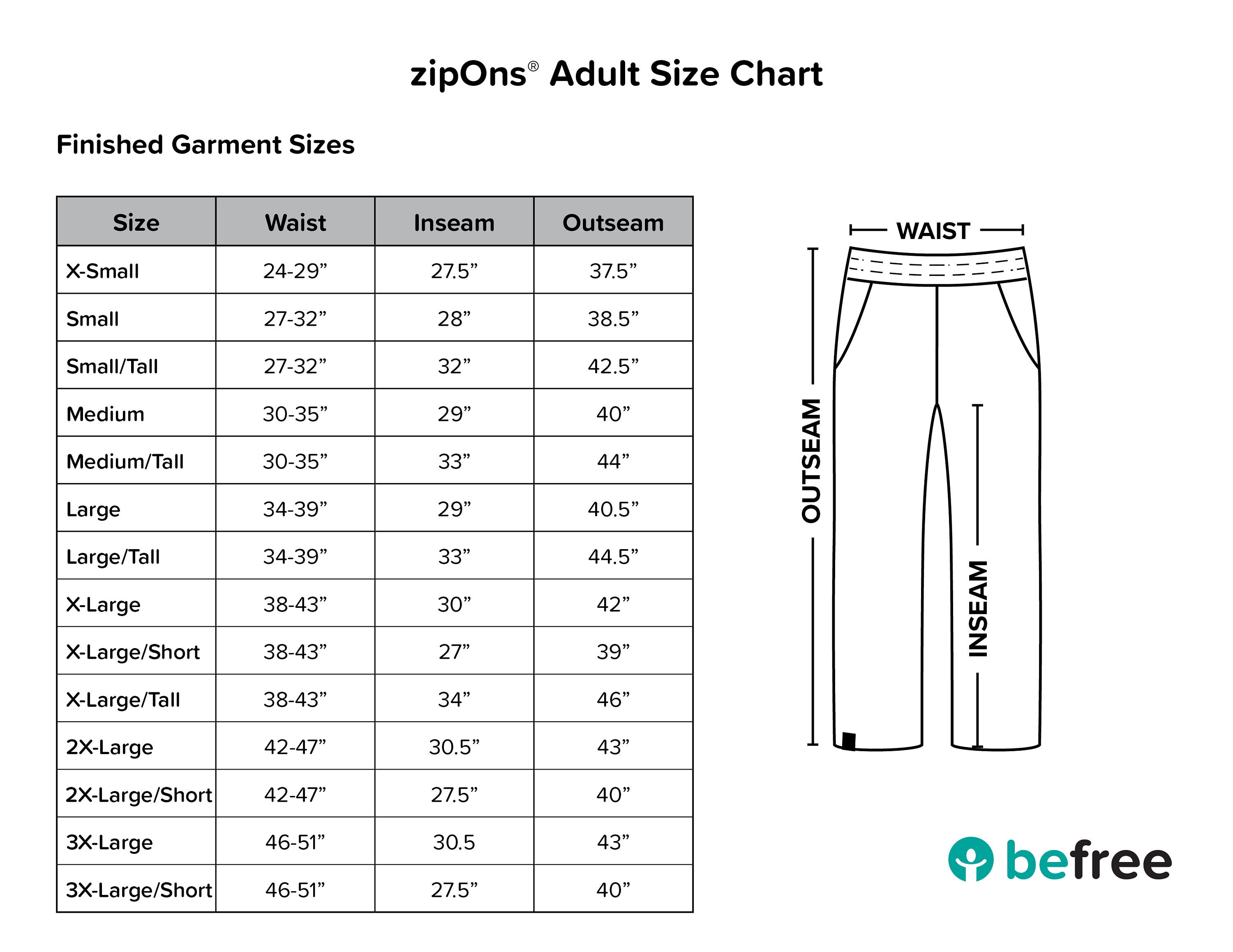 Adaptive Pants, Men/women, Heavyweight, Post Surgeryrecovery, Tear