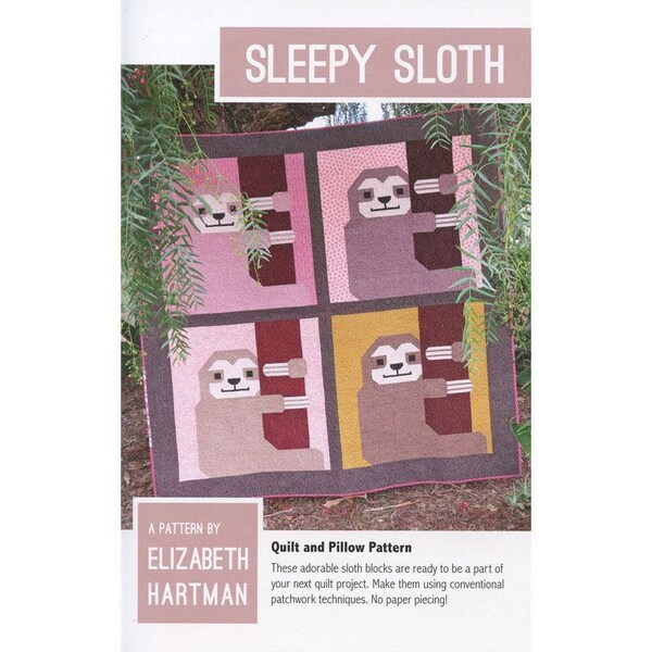 Sleepy Sloth Quilt Pattern by Elizabeth Hartman