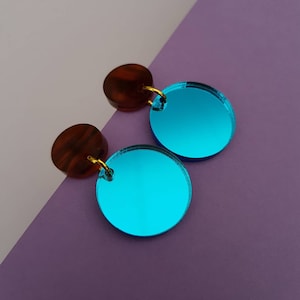 geometric earrings, stud earring, comfortable jewellery, round earring, bold earring, delicate earring, geometric design, matisse design