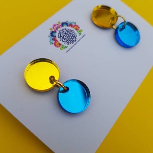 geometric earrings, stud earring, comfortable jewellery, round earring, bold earring, delicate earring, geometric design, matisse design
