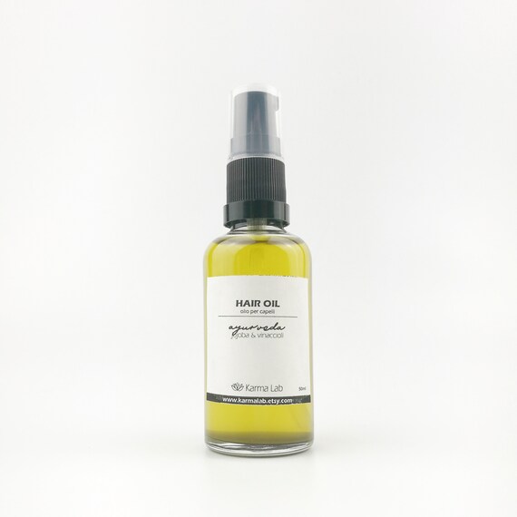 Ayurveda Hair Oil Serum Grapeseed Jojoba Ayurvedic Herbs Etsy