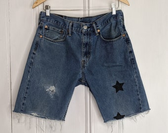 vintage levi thrasher jean shorts