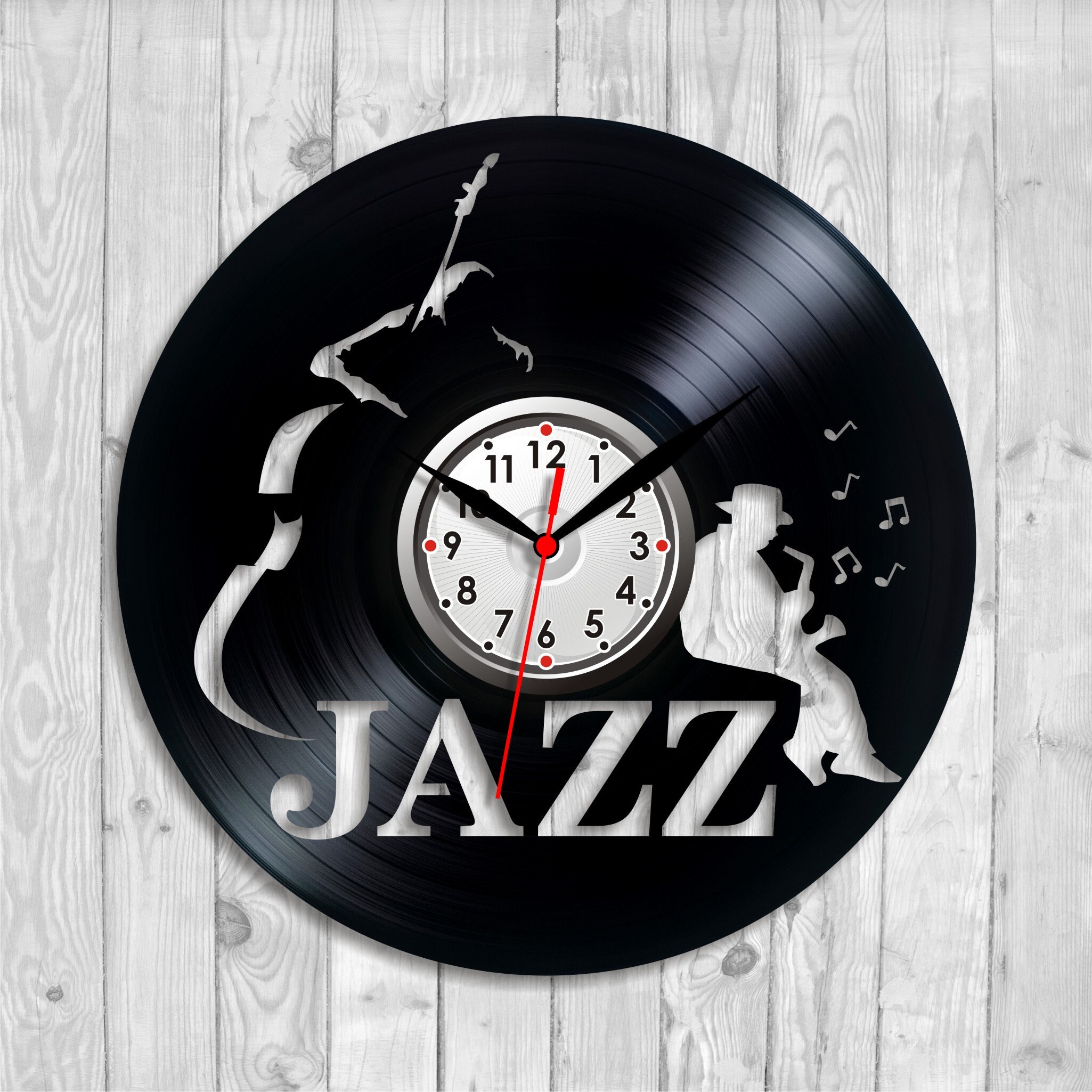 Jazz Music Wall Clock Jazz Man Jazz Woman Jazz Band Friend Quotes