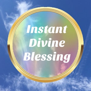 Instant Divine Blessing, Energy Healing, Personalized PDF-file included