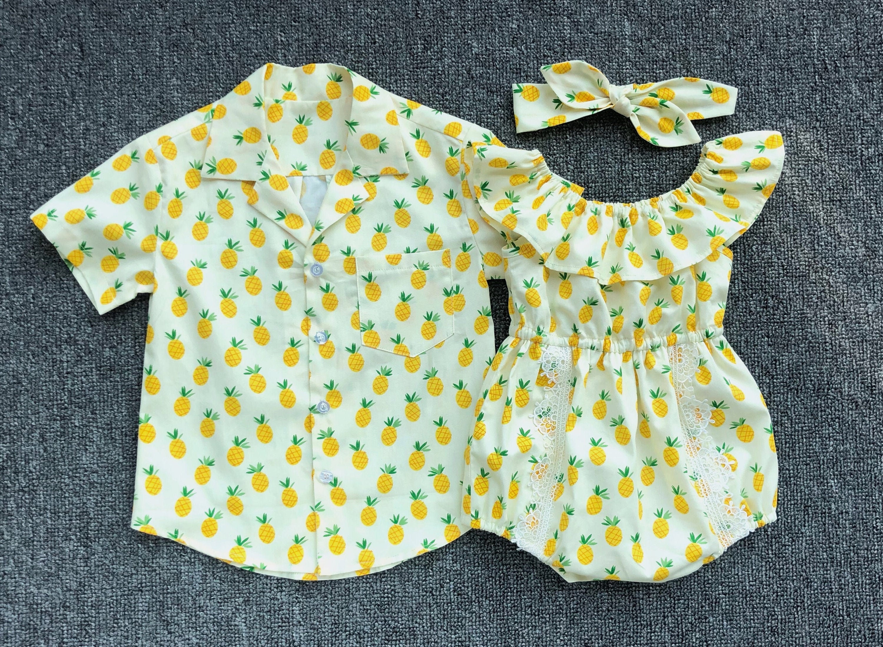 sibling matching outfits boy and girl