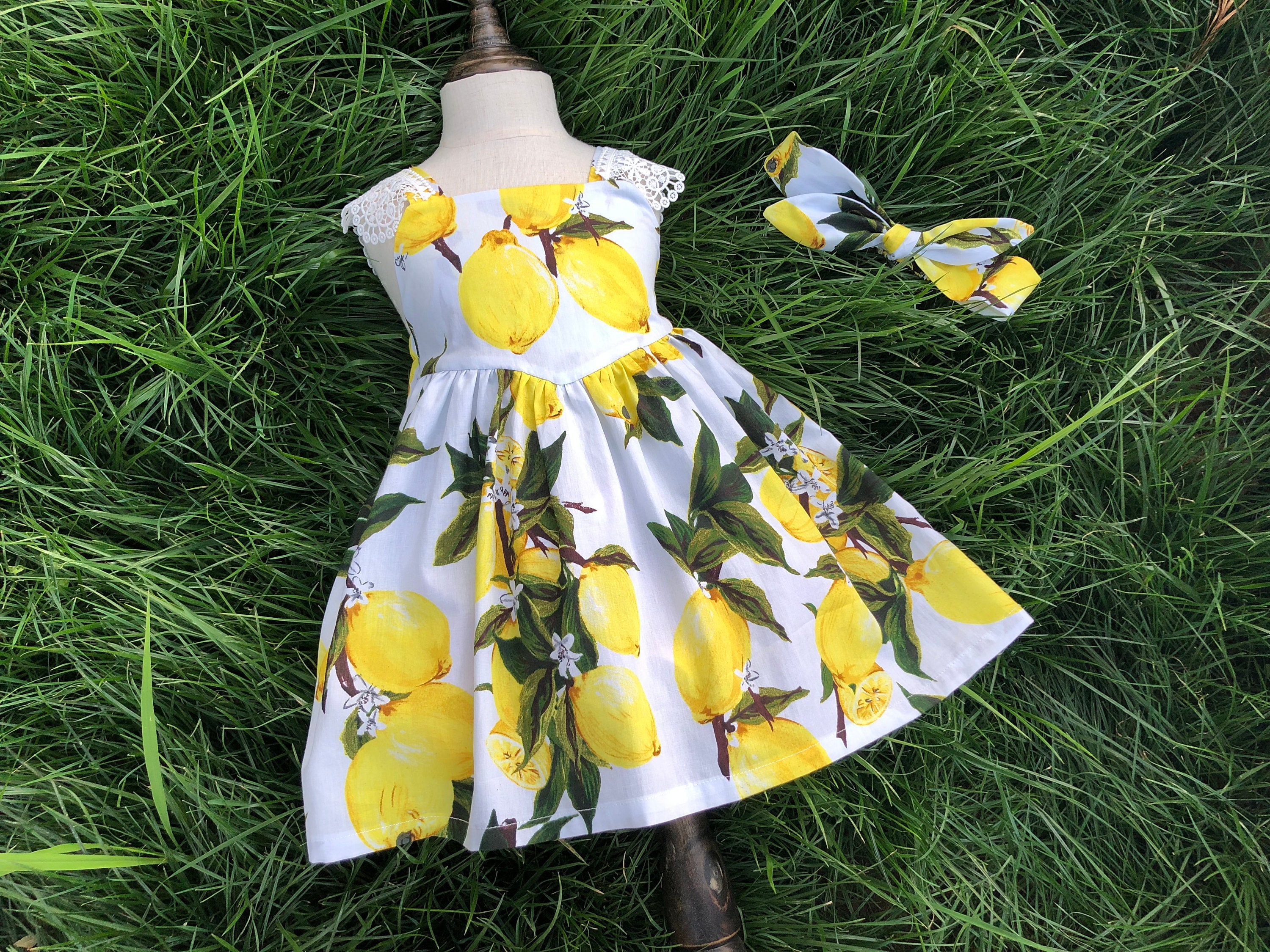 Baby girl cheap lemon dress
