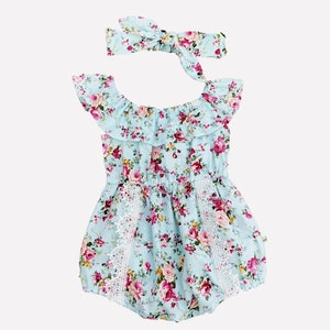 Baby Girl Clothes Baby Girl Romper Baby Romper baby girl outfits Floral Romper Toddler romper Birthday Coming Home Outfit romper Girl Romper