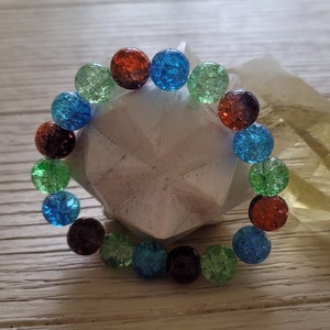 Colorful Cracked glass