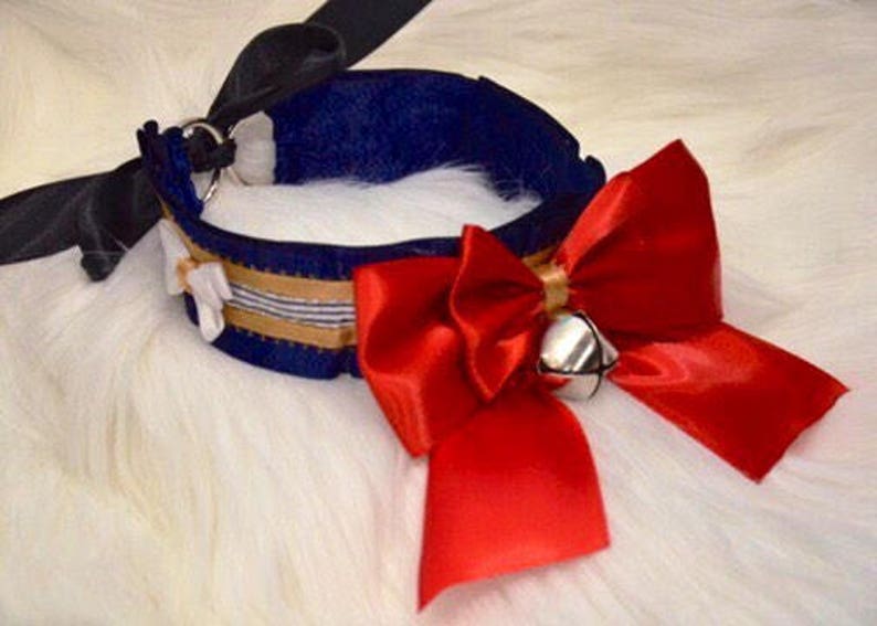 BDSM/DDLG/Kitten Play Collar // Sailor Moon Inspired Collar Etsy