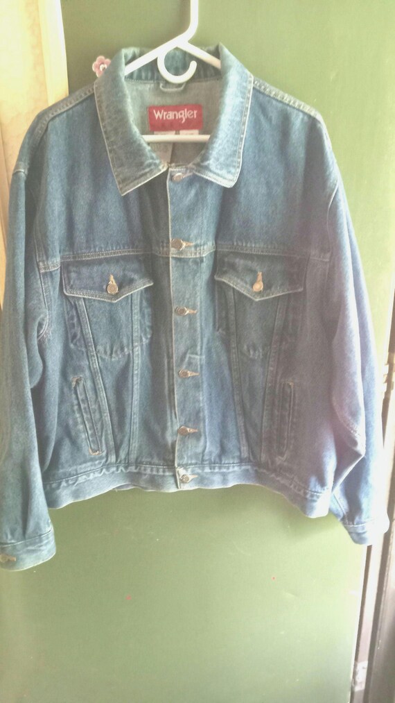 Vtg wrangler Heros denim Jean Jacket