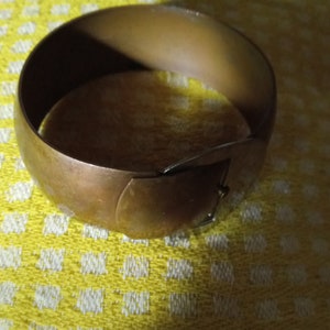 Vtg. Copper Buckle Bracelet