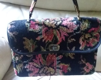 1950,s Spilene Carpet Handbag