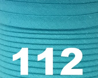 1/4" Double Fold Bias Tape, Aqua, 150 yards, FREE SHIPPING USA