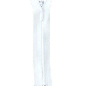 10 Invisible Zippers, Size #3, Nylon, FREE SHIPPING USA 501 WHITE