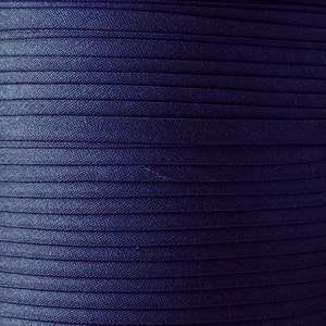 1/4&quot; Double Fold Bias Tape, Dark Navy,  10 yard length, FREE SHIPPING USA