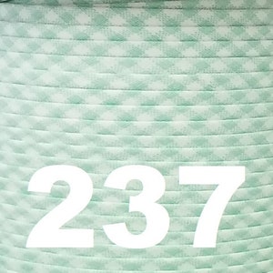 1/4&quot; Double Fold Bias Tape, 10 yard length, Gingham Mint,  FREE SHIPPING USA