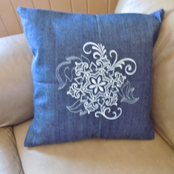 Winter Floral 1 Toss Pillow