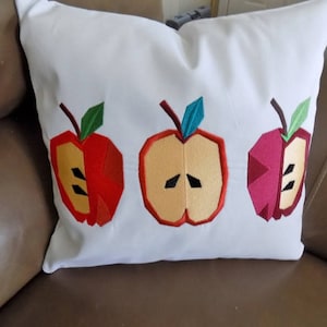 Apple Trio Toss Pillow