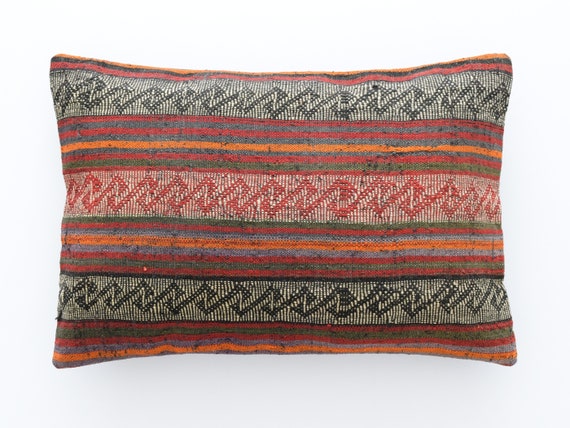 モロッコ製 ティフレット キリム クッションカバー 約60×39〜40cm