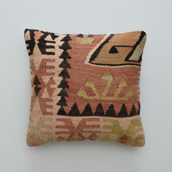 Kilim pillow cover 16x16 moroccan Kilim pillow cover 16x16 40x40cmOld | Etsy