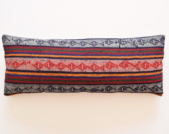 kilim pillow cover 14x36 moroccan pillow moroccan cushion 35x90 kussensloop marokkaanse kussens kissen boho pillow