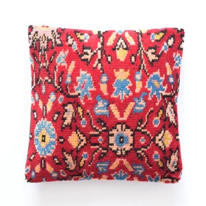 Housse de coussin turkish pillow tribal cushion marokkaanse kussens rug pillow 16 x 16 moroccan rug pillow etnische kussens 40x40