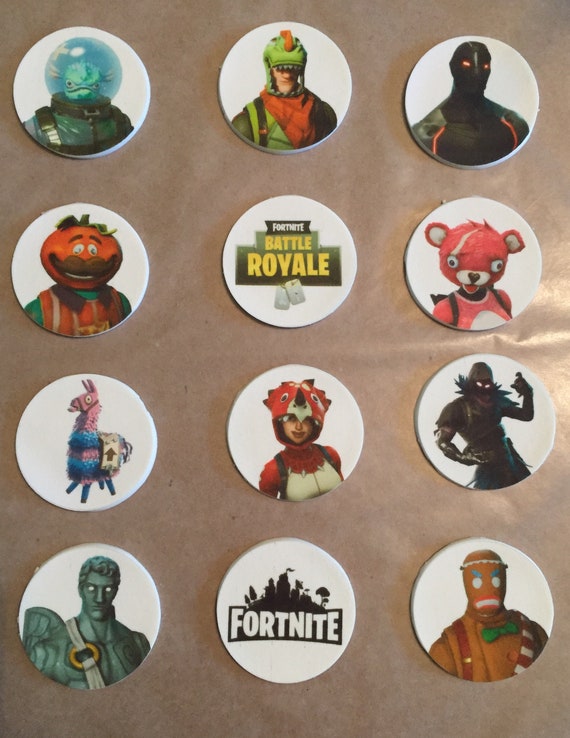 Video Game Inspired Cupcake Toppers Etsy - il fort frost roblox