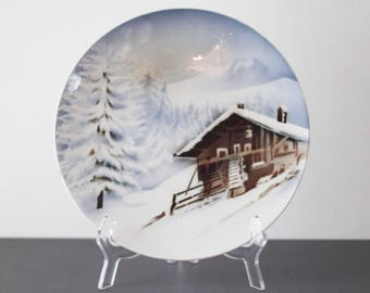 Antique Villeroy & Boch wall plate 2429 (from 1900's). (30 cm.) Wallerfangen.