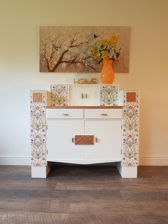 Cocktail Cabinet Home Bar Vintage 1930s Refurbished China Etsy
